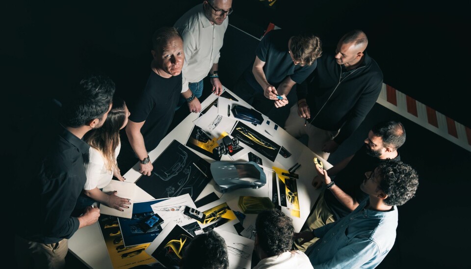 The design team at work