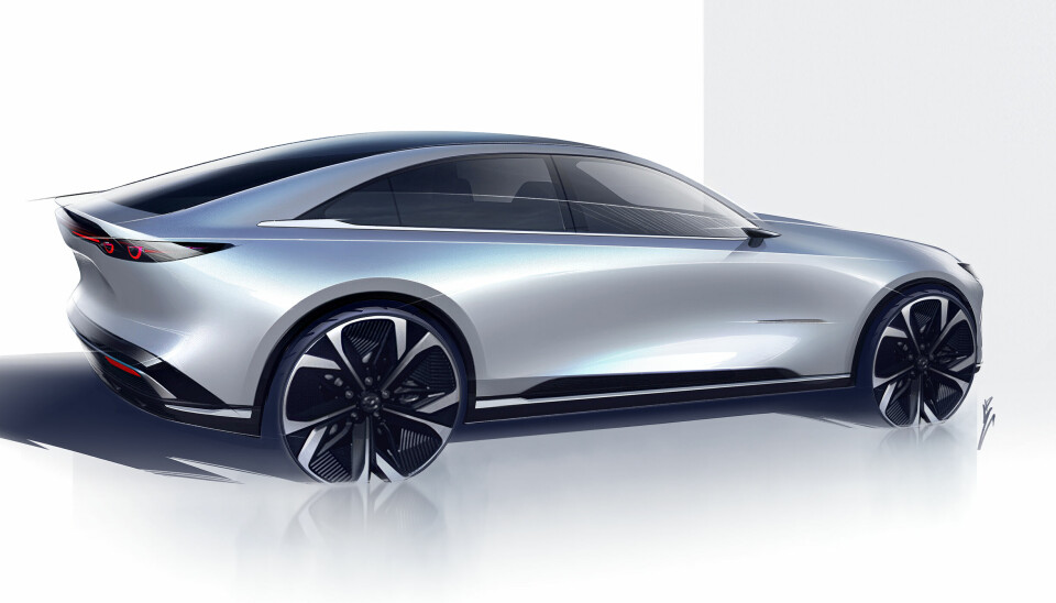 Jo Stenuit on the Mazda6e exterior design