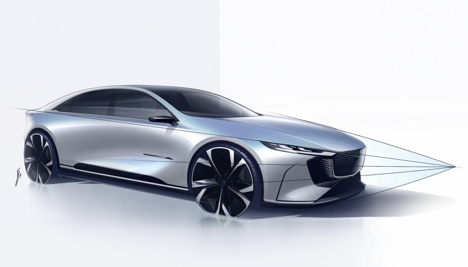 Development artwork of the Mazda6e (no spaces!)