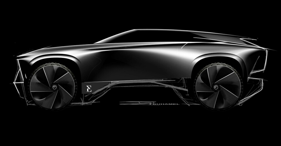 2020 DS Aero Sport Lounge concept sketch 2020 DS Aero Sport Lounge concept (37) - ext side sketch