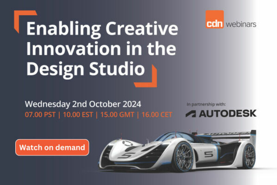 Watch now: Enabling creative innovation in the design studio Autodesk webinar ONDEMAND 600x400