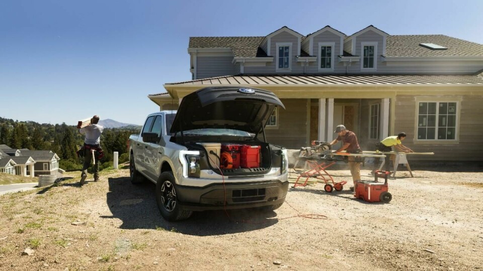 Ford F-150 Lightning ‘frunk’ – that gaping maw can hold a lot of gear Ford F-150 Lightning Pro 1