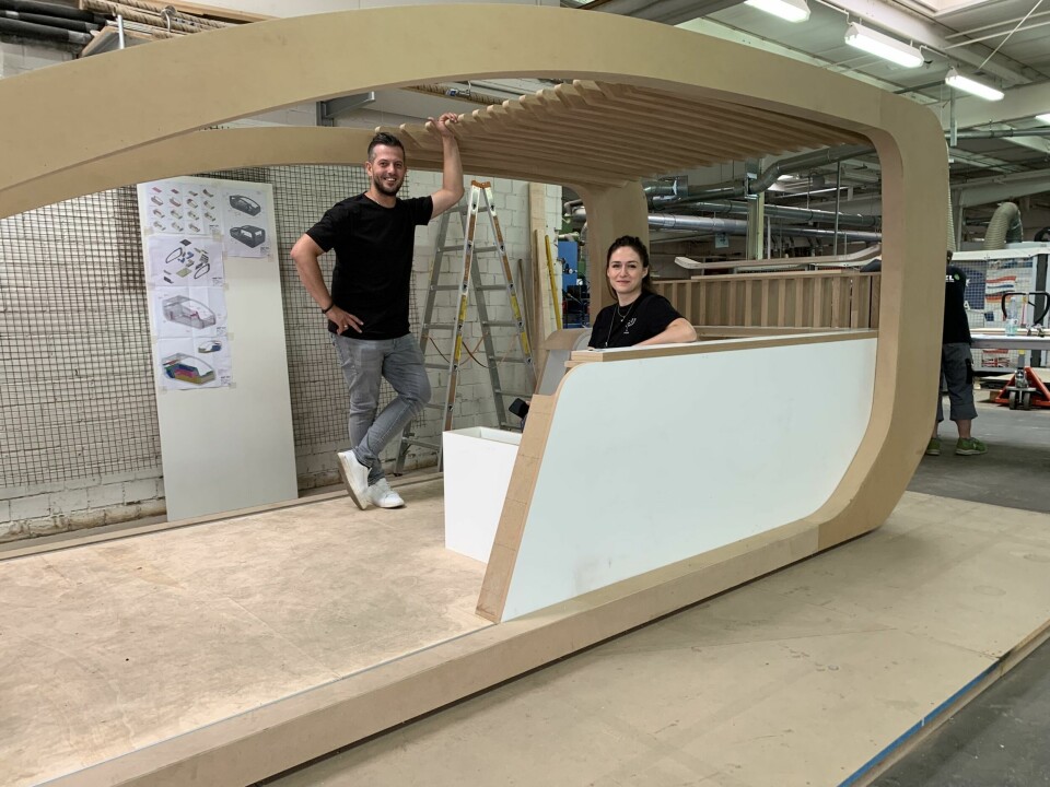 Mergim ‘Gimi’ Shala, project lead SPACE D (left) and global head of advanced design Ema Orman-Briski MergimShala_EmaOrman-Briski_SPACE_D