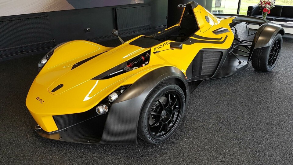 The current BAC Mono’s body design has remained unchanged since launch The current-spec BAC Mono