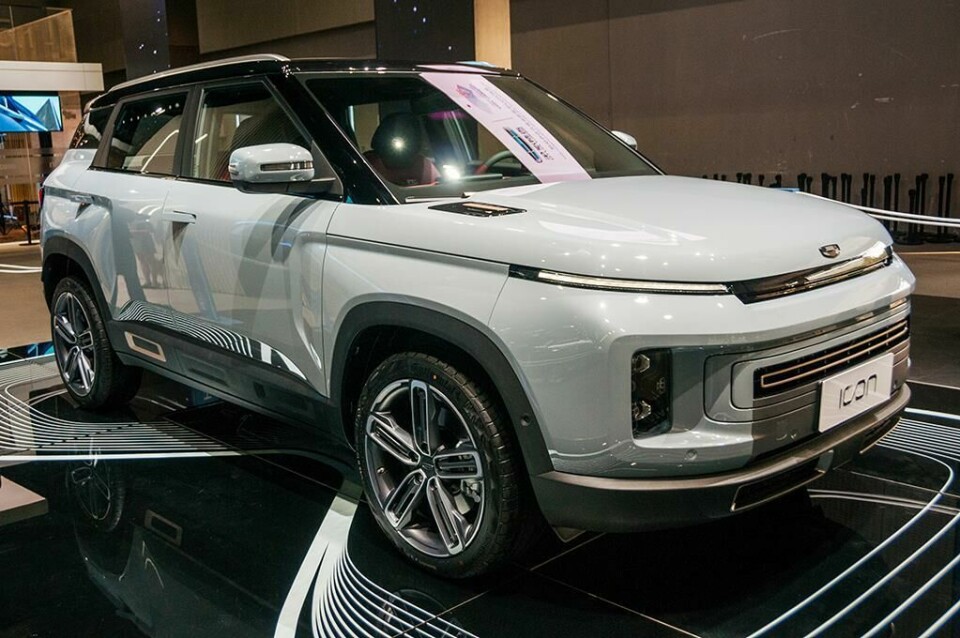 Guangzhou auto show report 2019 Geely Icon 3
