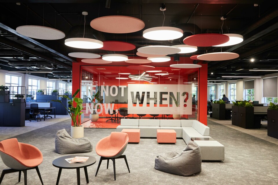 The studio features open plan working areas to encourage spur of the moment discussions Mahindra_Made_10_08_22_0388