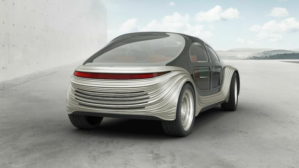 Rear view of the Airo by Heatherwick studio IM Airo by Thomas Heatherwick studio
