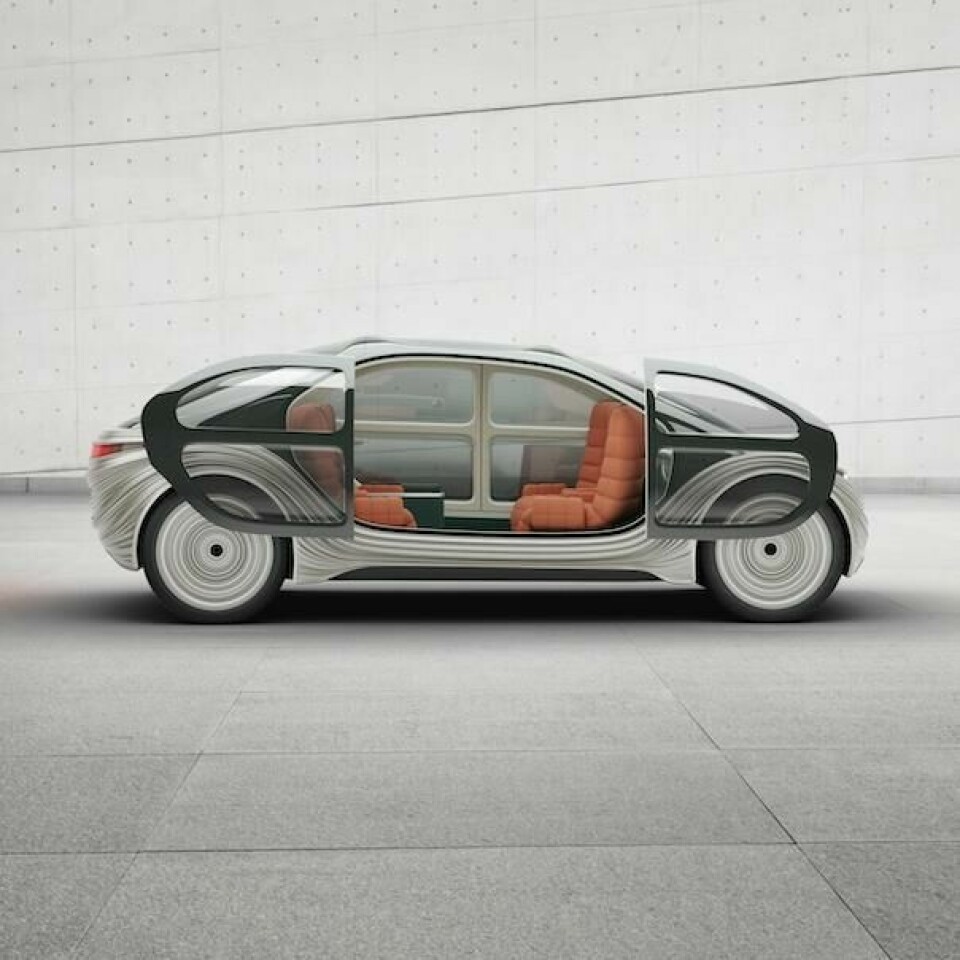 The Airo’s sliding doors reveal a lounge-like interior IM Airo by Heatherwick