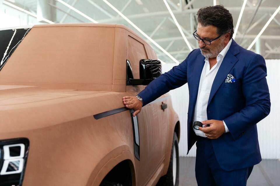 Massimo Frascella, Land Rover creative director and exterior designer CDN Land Rover Defender 2019 Massimo Frascelli 2
