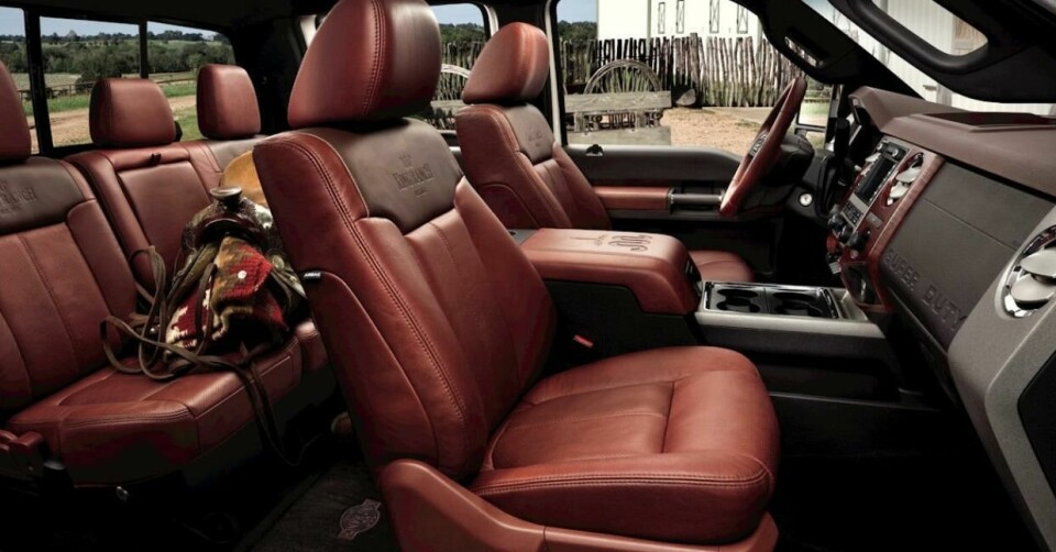 The Ford King Ranch interior – massive luxury Ford King Ranch