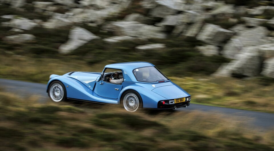 Window down, elbow out Morgan supersport window down