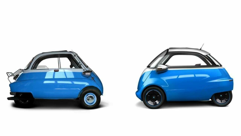 Micro Mobility does not try to hide the retro Isetta aesthetic. It celebrates it Microlino vs Isetta
