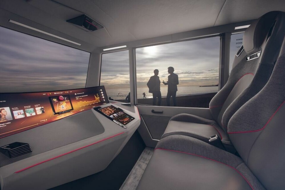 Seating Trends: Increased integration and biometric systems Rinspeed microSNAP interior
