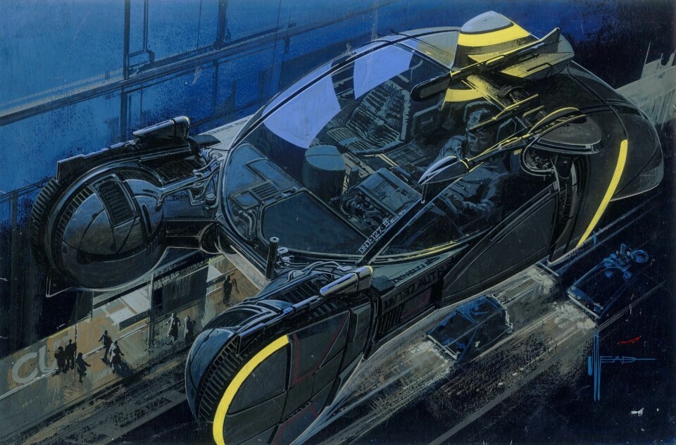 Q&A with CDN Lifetime Achievement Award winner, Syd Mead Blade Runner Spinner (1981)