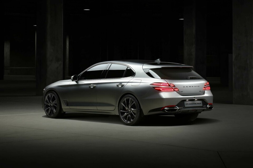 Genesis re-designs G70 rear for Shooting Brake variant Genesis G70 Shooting Brake 7