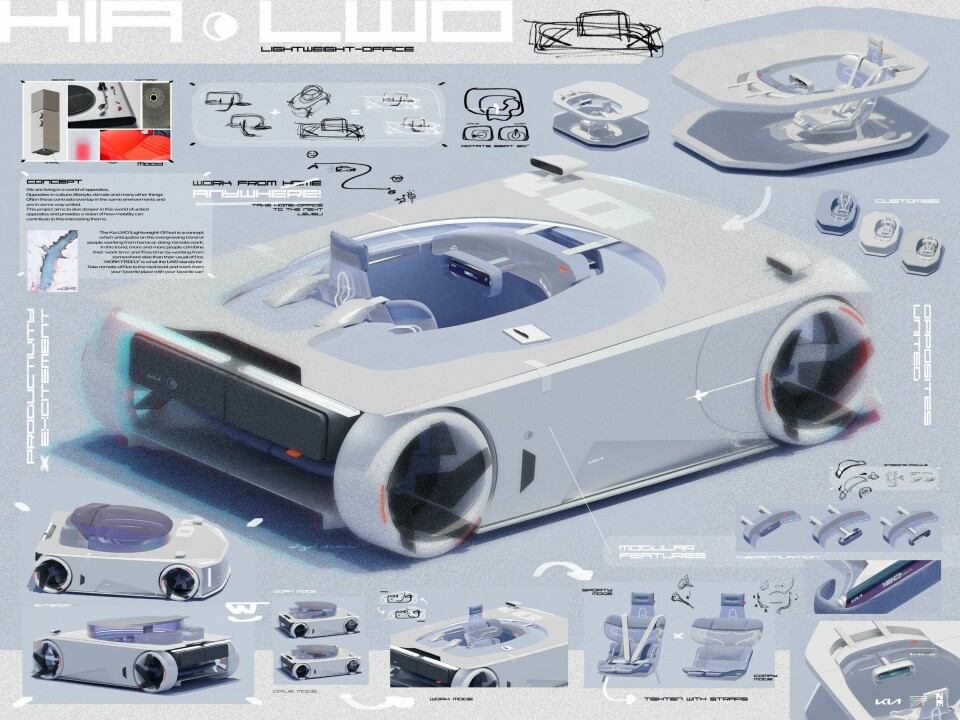 Pforzheim Transportation Design summer show part 2: Kia SoSe24_BATD_NigelMueller_Poster_150dpi