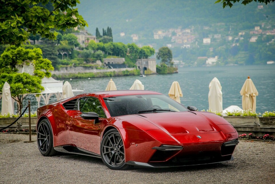 On brand: the Panther Evo by an Italian lake Panther Evo by lake