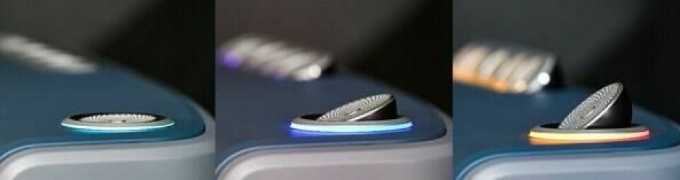 From left to right: speaker deployment in stationary mode, low-speed driving mode, and high-speed driving mode The__Moving_Sound__system_adjusts_angle_speaker_display_deployment_situation