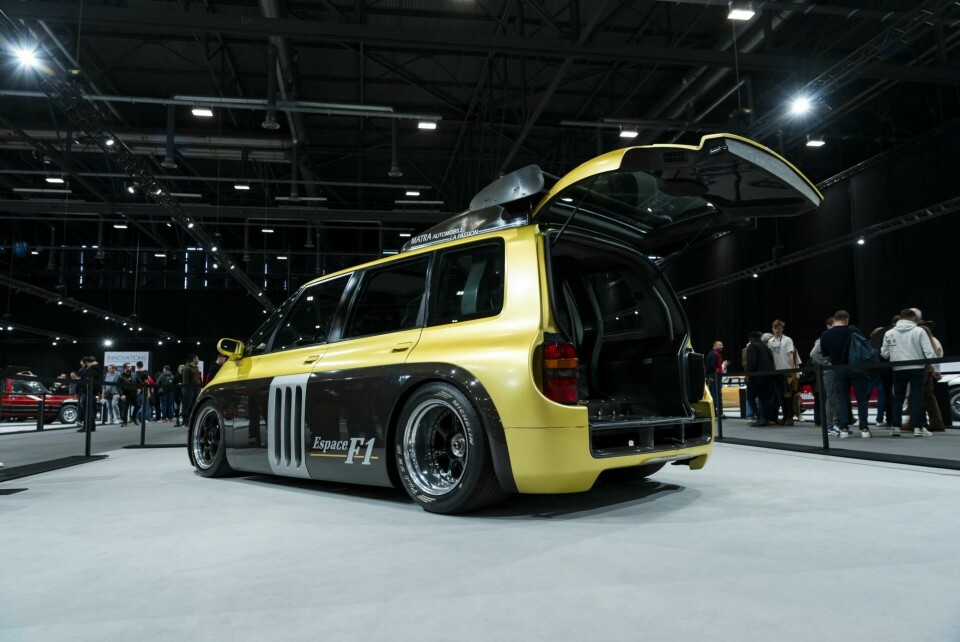 Mad bastard: The Renault Espace F1 at Geneva 2024 Renault Espace F1 Geneva 2024