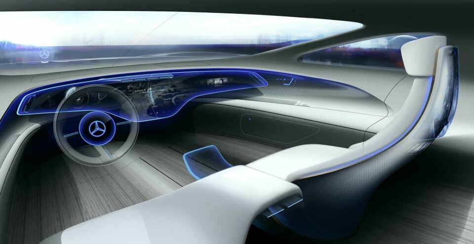 Mercedes EQS Hyperscreen sketch Merc EQS - int Hyperscreen sketch & convex rear screen