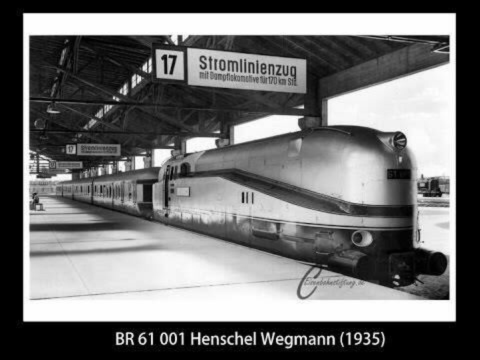 The Henschel-Wegmann train which made the express run from Berlin to Dresden in the 1930s was a Colani favourite Henschel-Wegman-Train