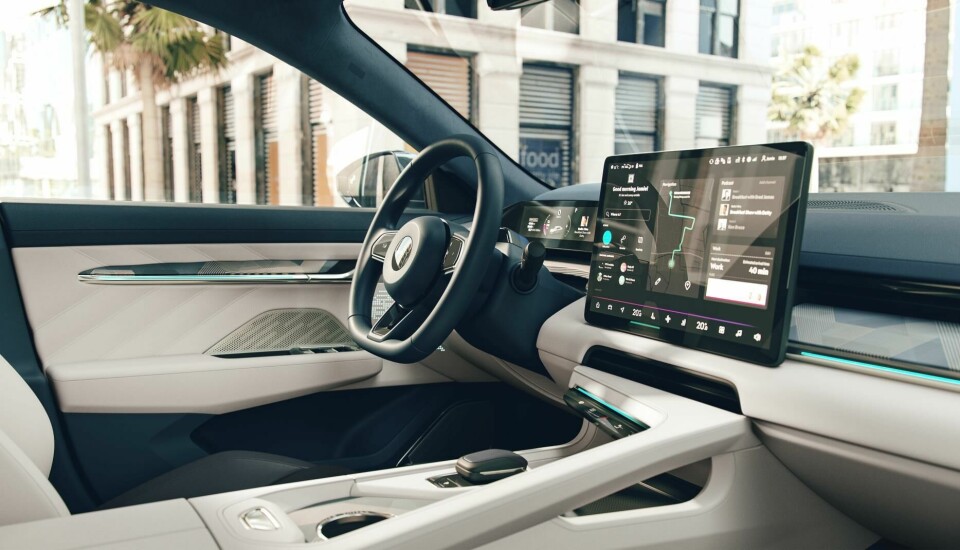 The interior of the Zeekr 001 2021 Zeekr 001 - int dash (angle)