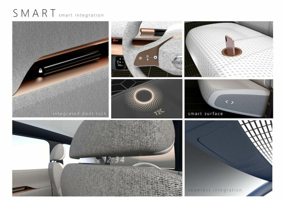 Nissan IMk interior details Nissan IMk interior detail 2