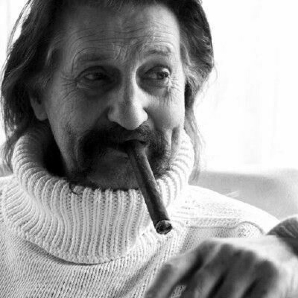 The award-winning walrus moustache thinned a bit as he grew older, but was remained a constant, as did the unruly mane above The award-winning walrus moustache thinned a bit as he grew older, but was remained a constant, as did the unruly mane above