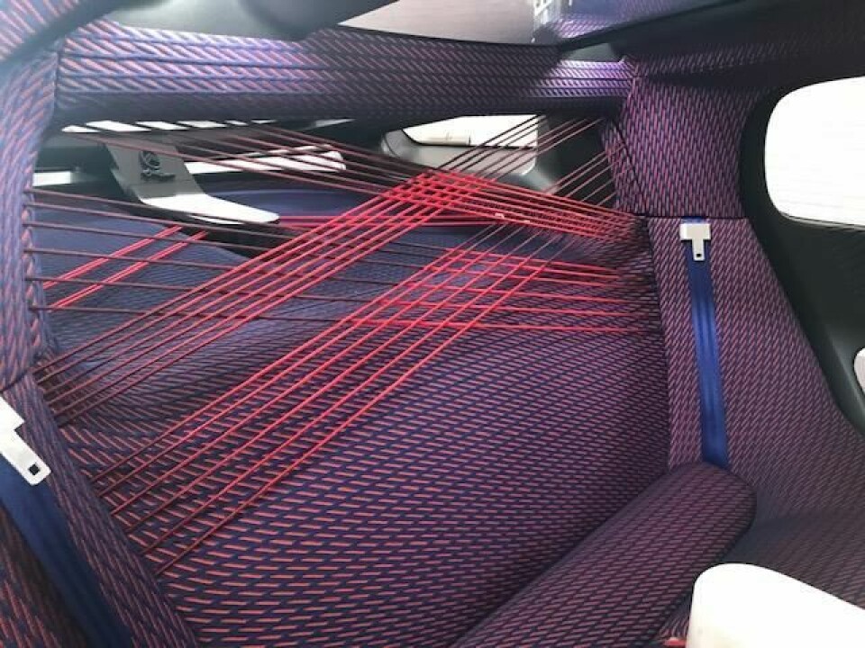 Chevron string on the 19_19 Max interior shot string