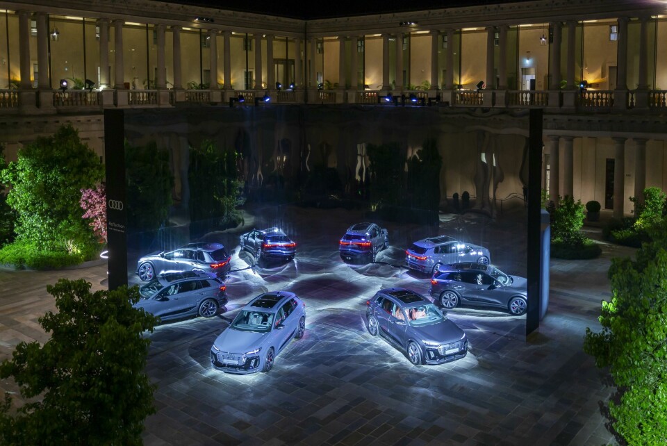 Audi Q6 display Audi Q6 display @ Milan DW 2024