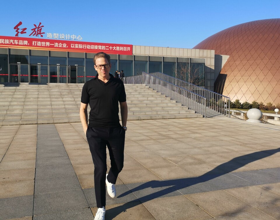 Jan Kaul at the FAW Design Center in Changchun, China Jan Kaul at FAW Design Center in Changchun, China