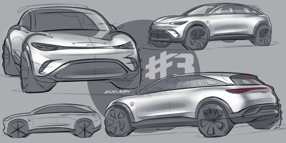 New-look smart teases muscly, grown-up EV Design details of the all-new smart #3 officially unveiled 1