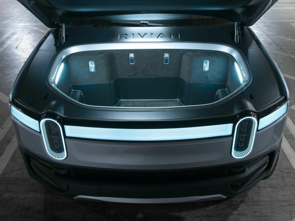 A new door opens Rivian R1T Frunk