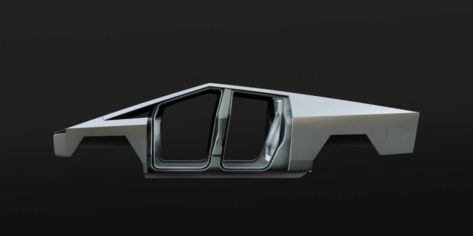 The Cybertruck’s hammer-proof, handgun-proof monocoque The Cybertruck’s hammer-proof, handgun-proof monocoque