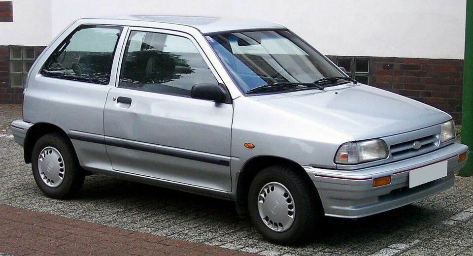 An original Kia Pride, albeit a little worse for wear Classic Kia_Pride_silver_vl