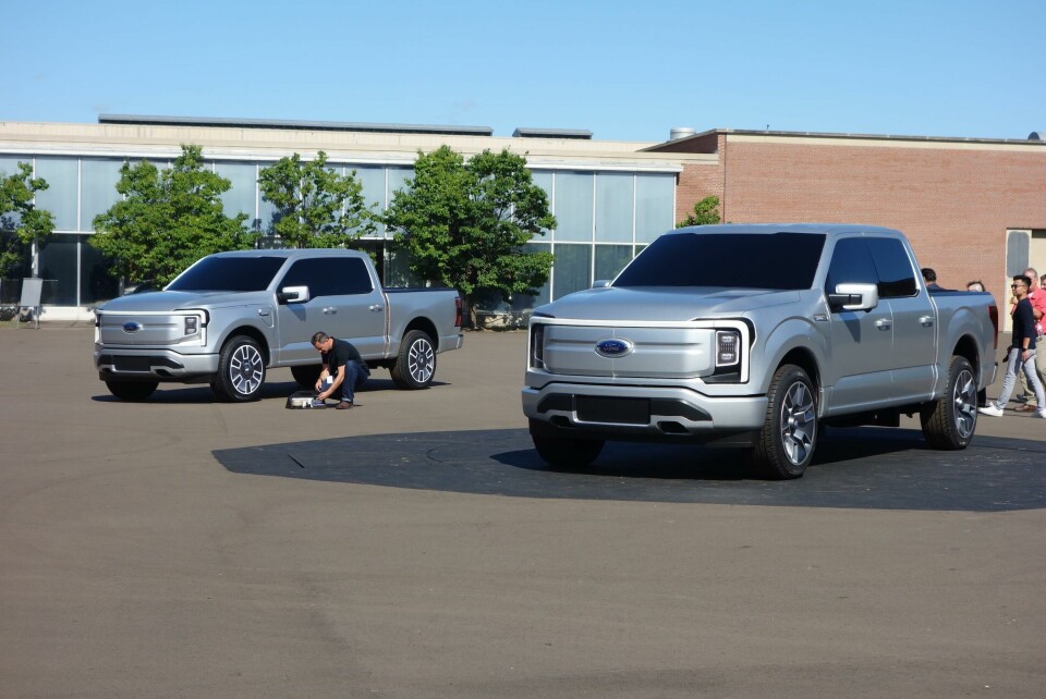 Solid face: F-150 Lightning All-Electric F-150 Lightning