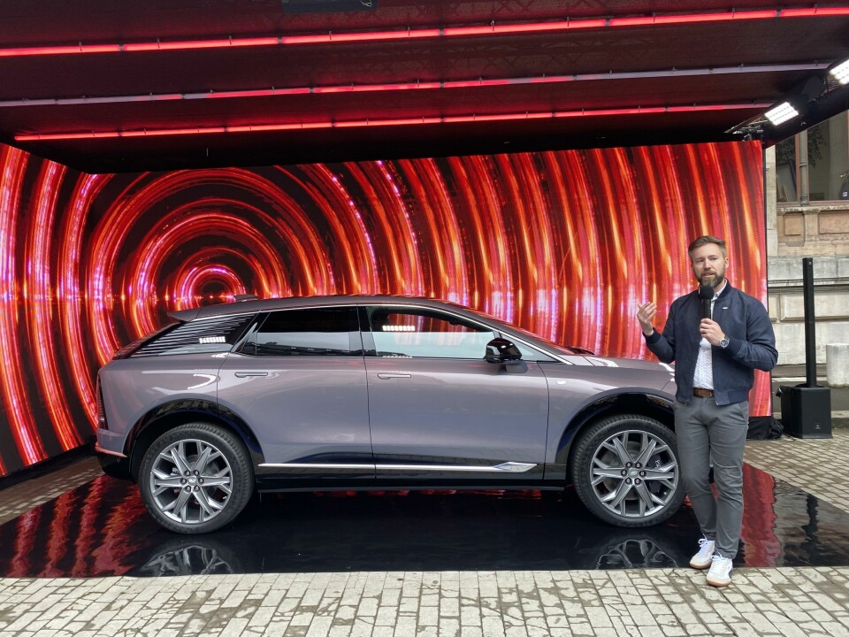 Exterior designer Dillon Blanski launches the Cadillac Optiq in Paris Cadillac Optiq Paris launch_6455