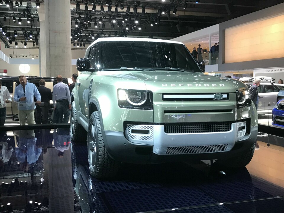 Car Design Dialogues: Land Rover Defender Frankfurt 2019 New Defender front