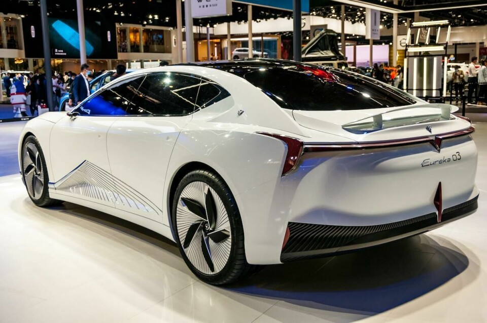 The Eureka’s tail lights echo the production car Neta U The Eureka's tail lights echo the production car Neta U
