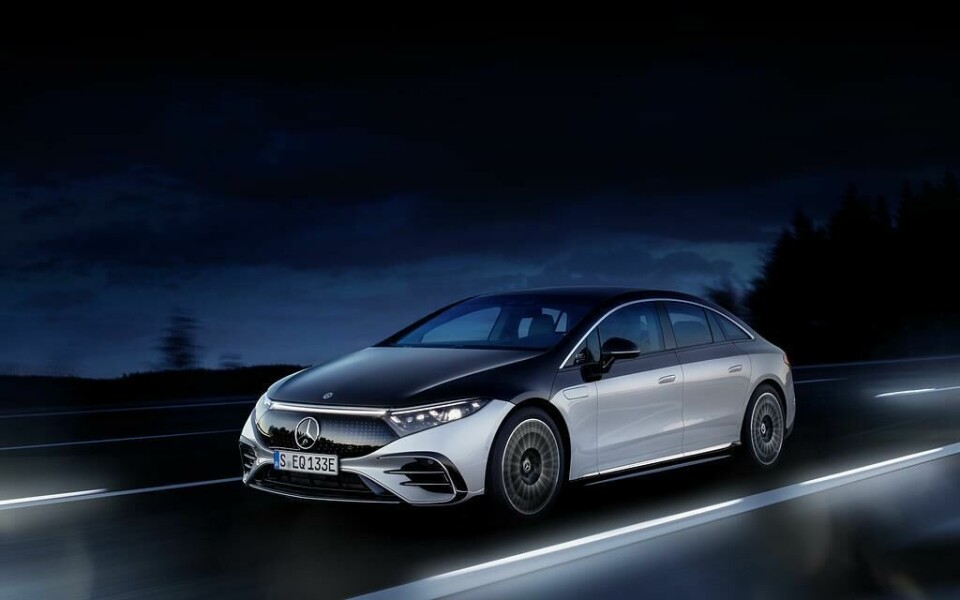 Unnecessary? The EQS features large air intakes Mercedes Benz EQS 2