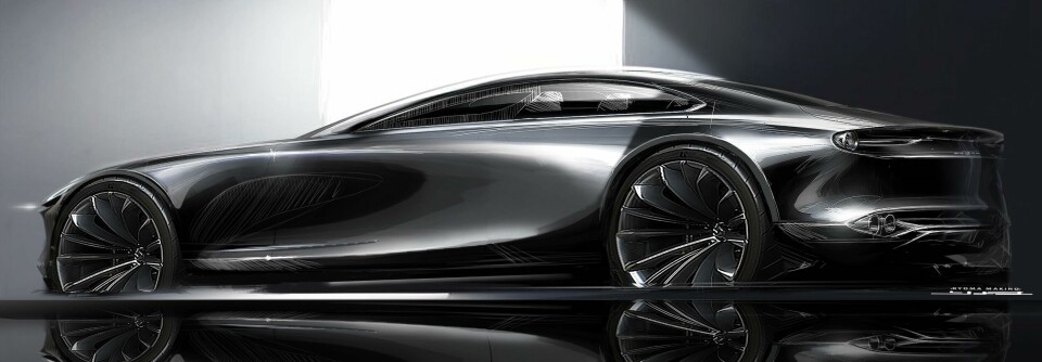 Sketch for the Vision Coupé (Concept Car Design of the Year 2017) 14_vision_coupe_Sketch2 300DPI