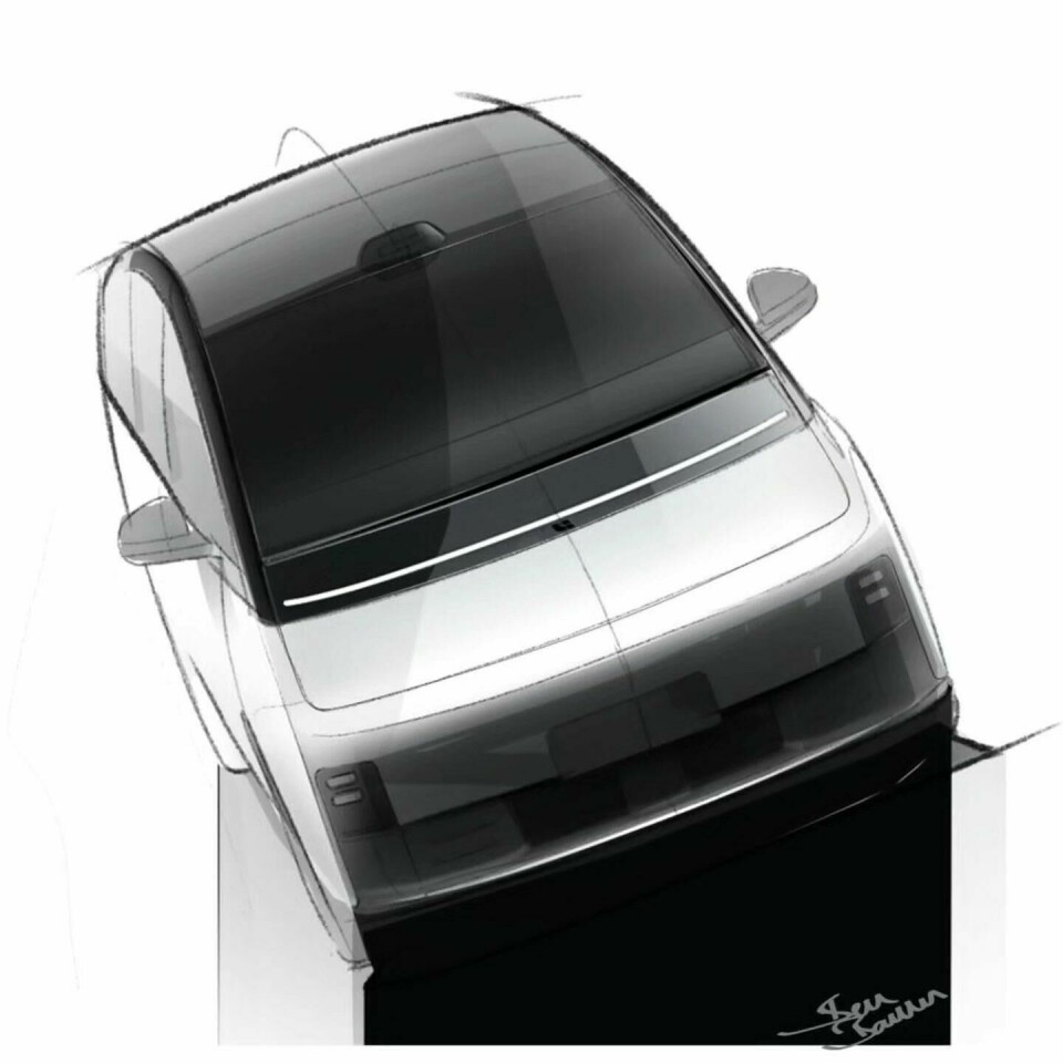 A sketch of the Li Auto Mega by Benjamin Baum Li Auto Mega sketch by Ben Baum