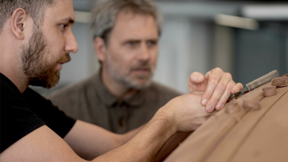 New Model Army: inside Tata Motors’ clay studio HERO Tata Clay modeller at work