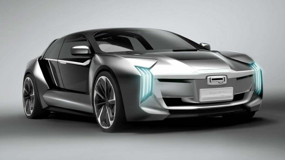 Qoros previews wild EV concept front-right-angle