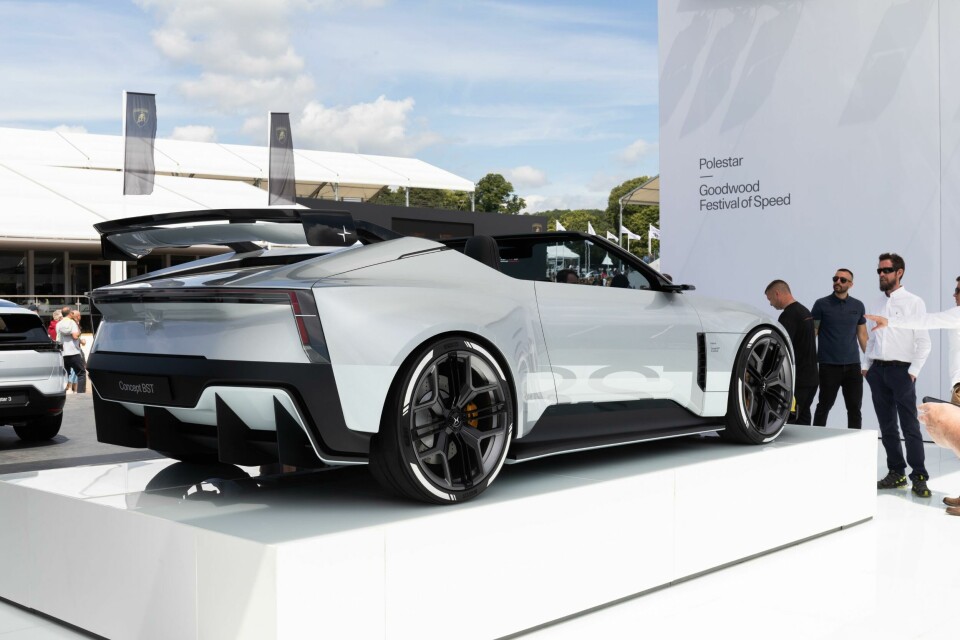 Polestar Concept BST rear three quarters Goodwood-24-1566