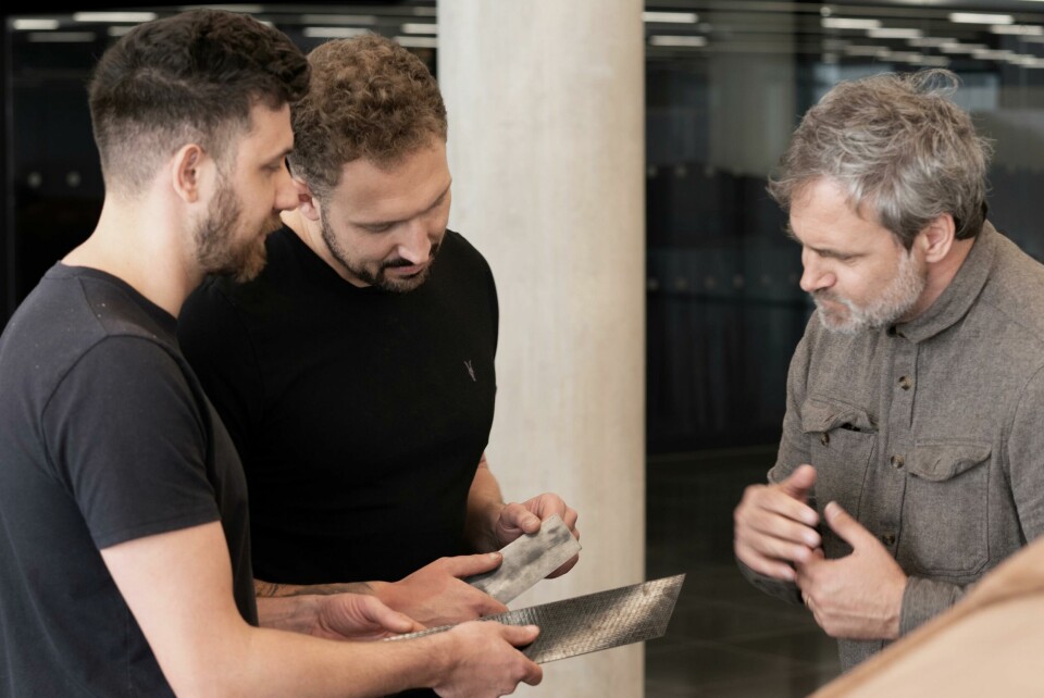 Tata modellers show CDN’s James McLachlan the tools of the trade Tata Motors Clay inspecting tools