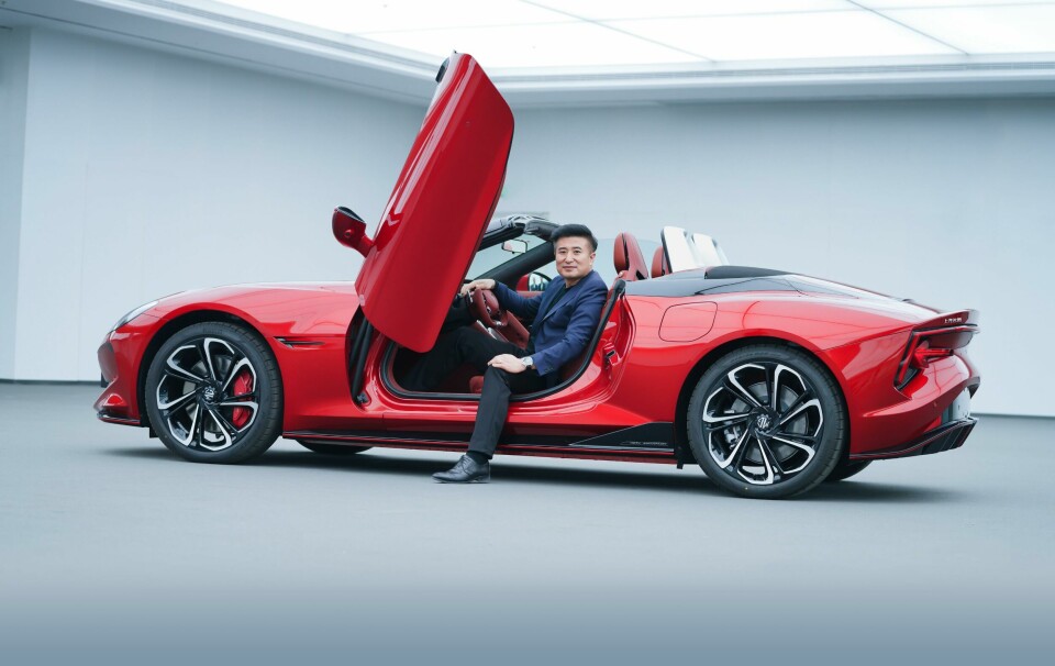 Shao in the MG Cyberster DPS 1 Shao in Cyberster - ext side L WeChat Image_20230719100132 copy