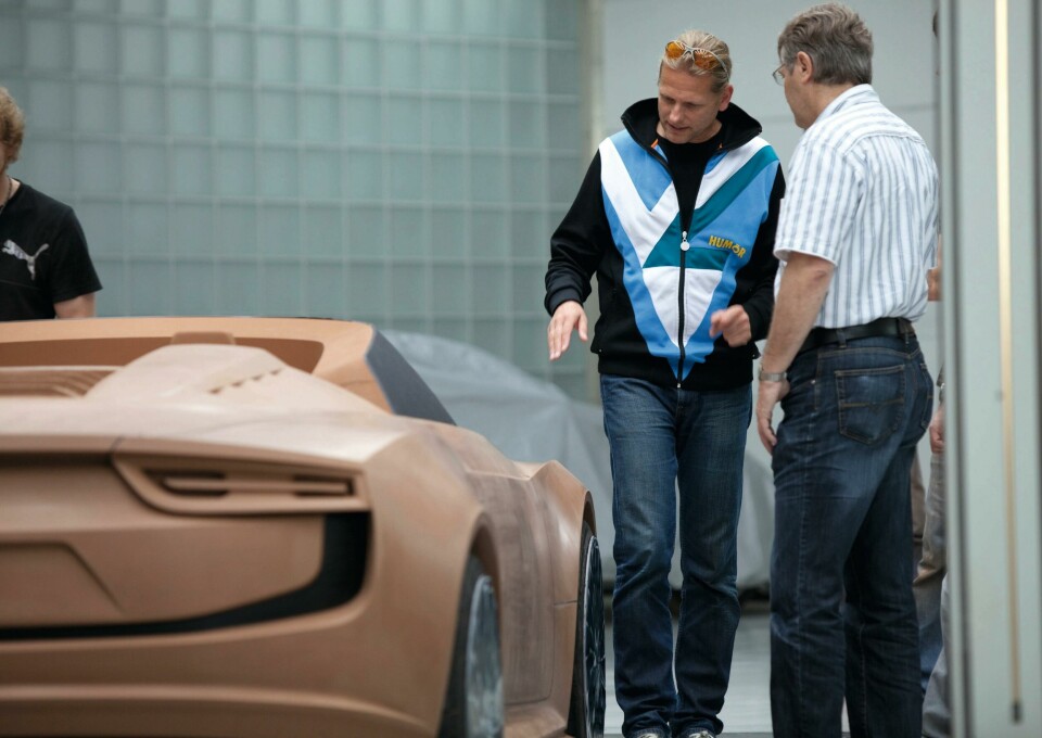 Full-size clay models are rare in today’s industry, reserved mainly for concepts or low-volume vehicles Audi e-tron Spyder clay model exterior