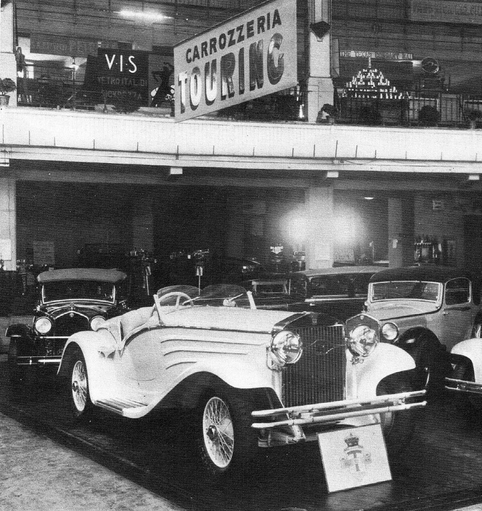 The original Flying Star, produced for Isotta Fraschini in 1931, shown here in Milan 1931 Isotta Fraschini Flying Star Touring