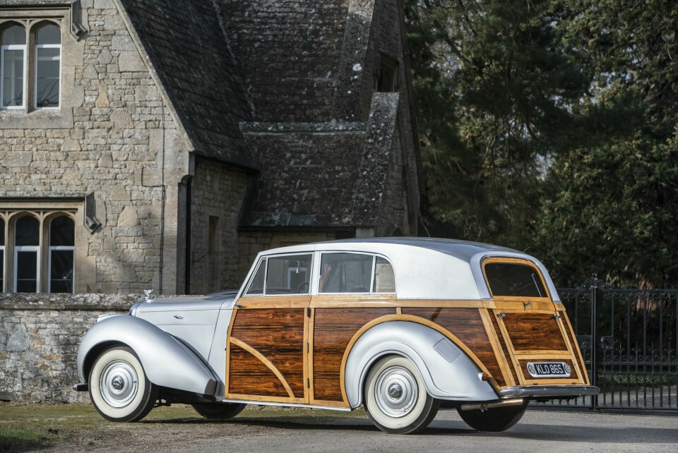 1949 Bentley MKVI 4¼-litre Countryman with coachwork by Harold Radford (Courtesy of Bonhams) 1949 Bentley MKVI 4¼-litre Countryman. Coachwork by Harold Radford. Caption_ Courtesy of Bonhams